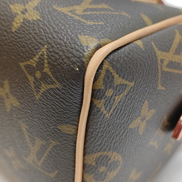 SPEEDY 20 Monogram Coated Canvas Brown