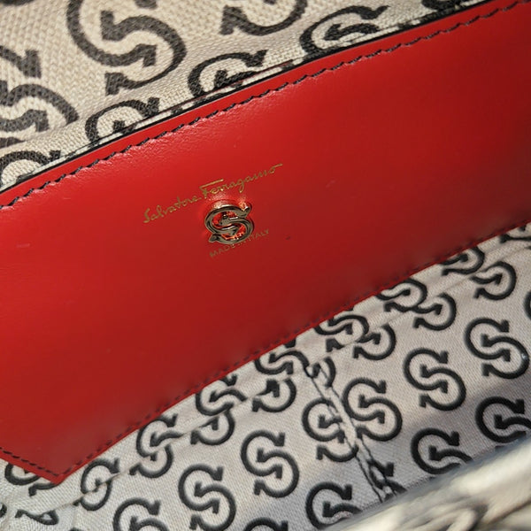 Galore Quilted Calfskin Red