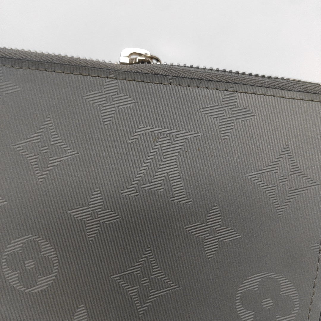 JEANNE Monogram Canvas Gray Wallet