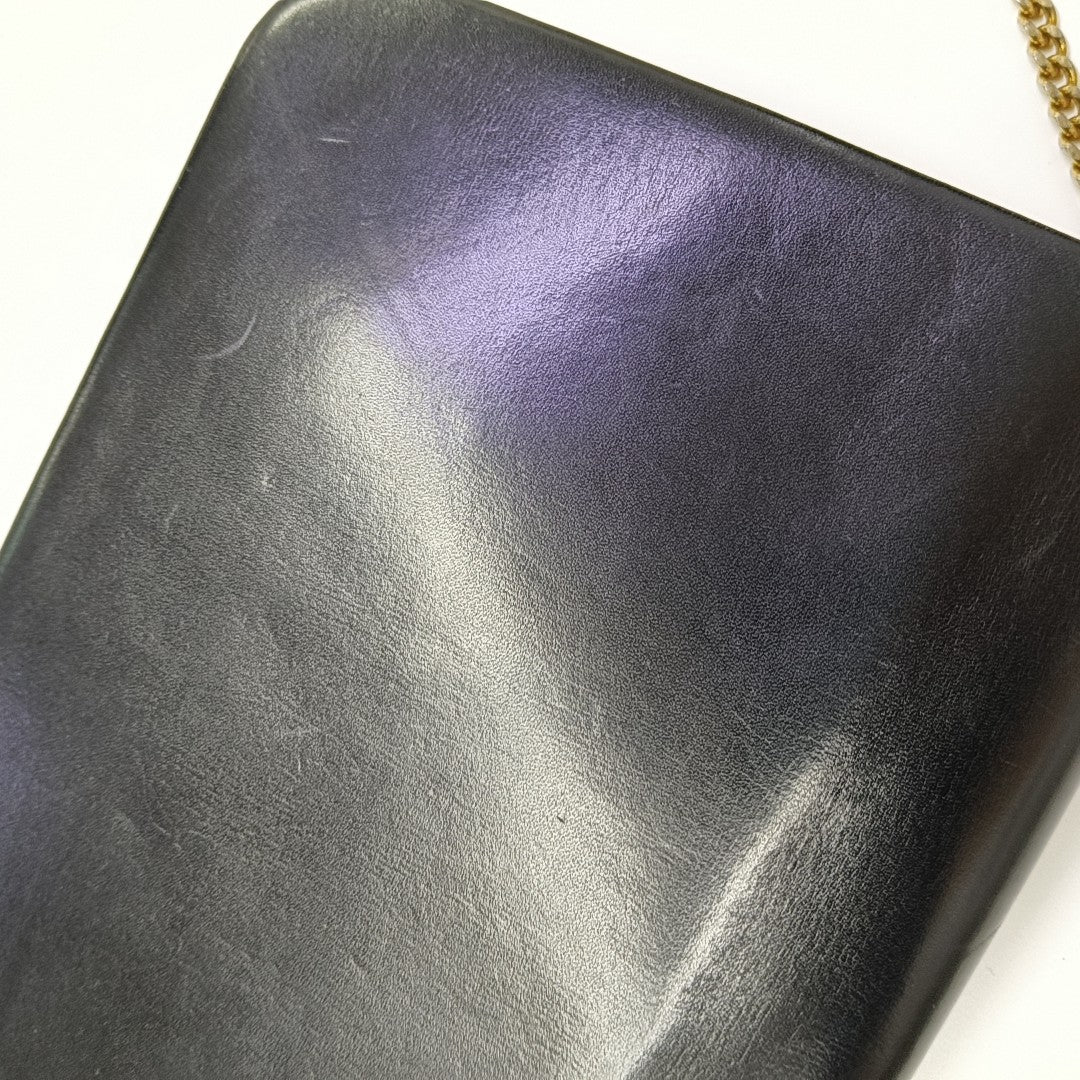 30 Montaigne Calfskin Black