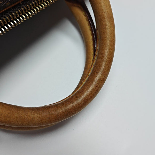 POPINCOURT Monogram Coated Canvas Brown