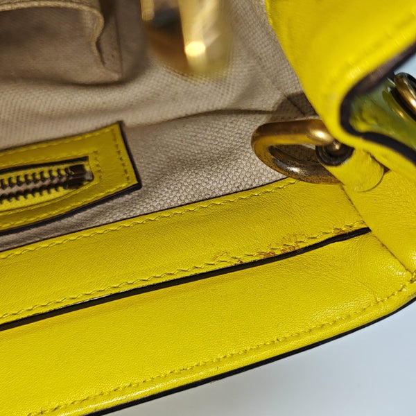 Bright Bit Patent Leather Yellow