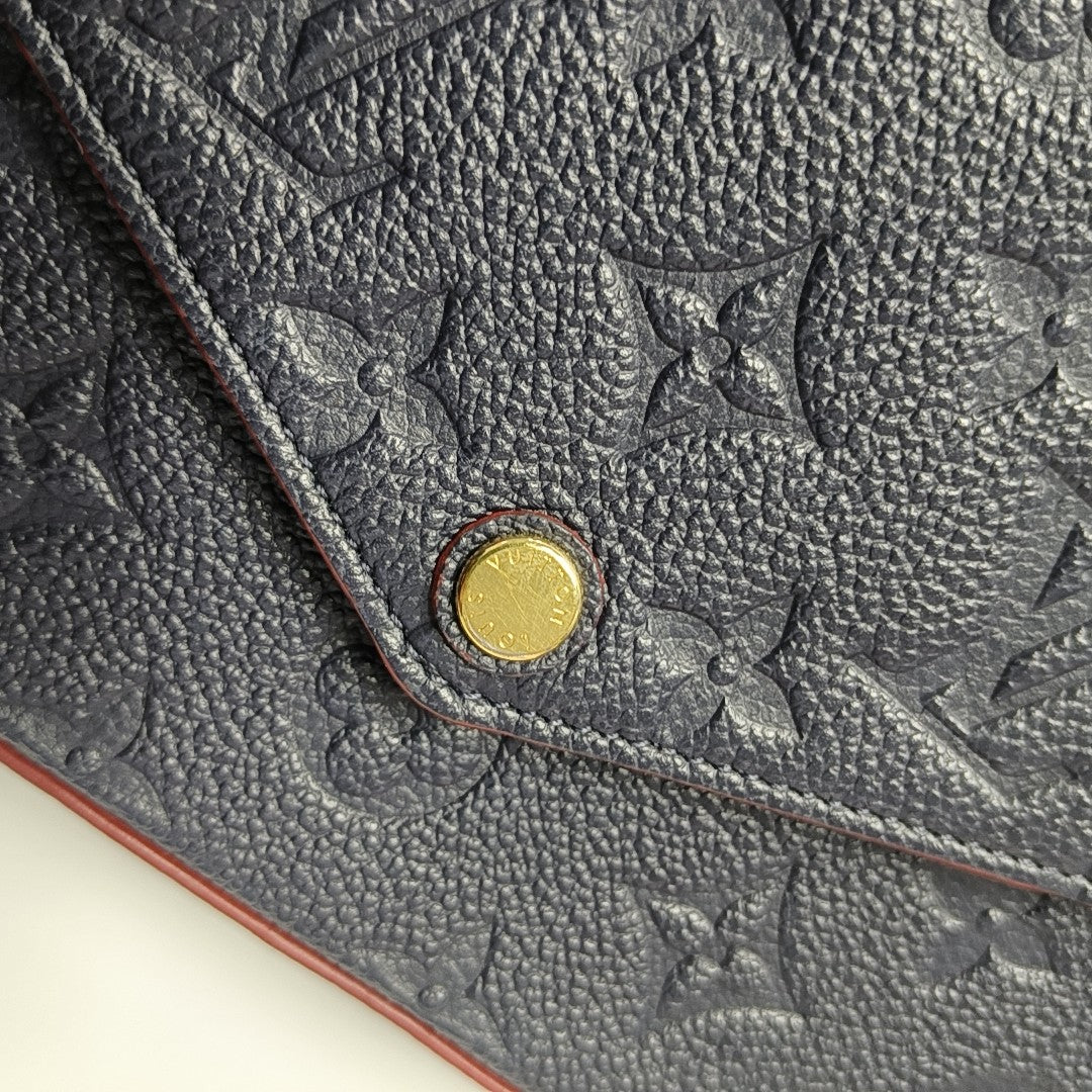 FÉLICIE Monogram Calfskin Blue