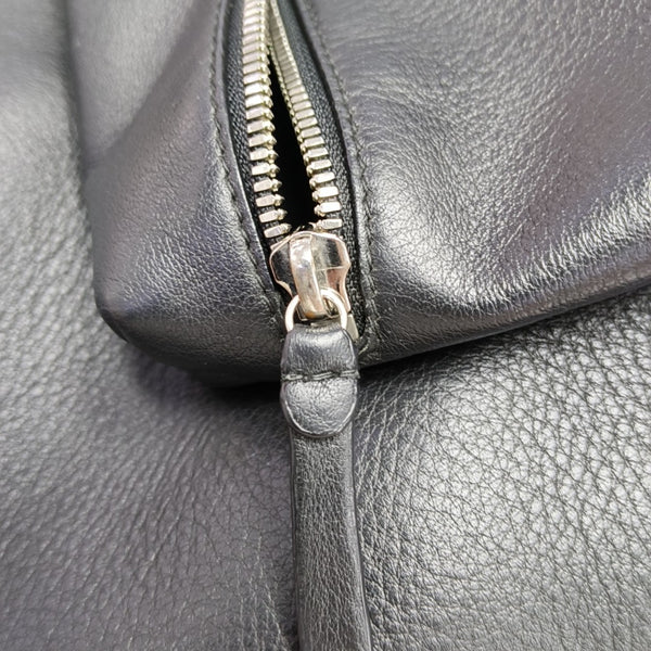 Calfskin Backpack Large Black