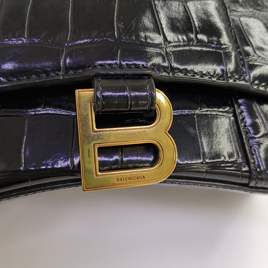 Hourglass XS Calfskin Black