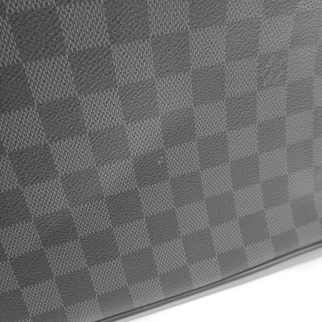 DISTRICT MM Damier Graphite Coated Canvas Gray