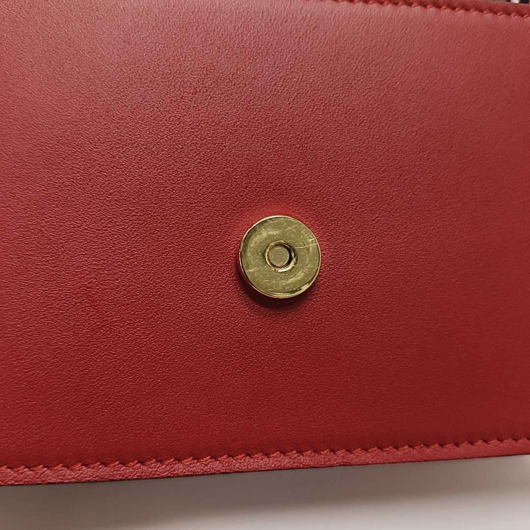 Sylvie Super Mini Calfskin Red
