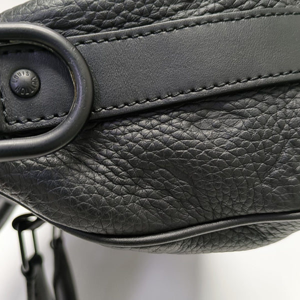 KEEPALL 25 Monogram Calfskin Black