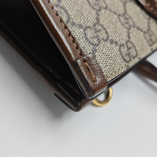 Retro Small Monogram Coated Canvas Brown