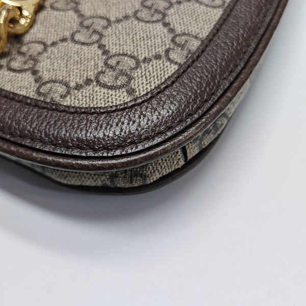 Blondie Small Monogram Coated Canvas Brown