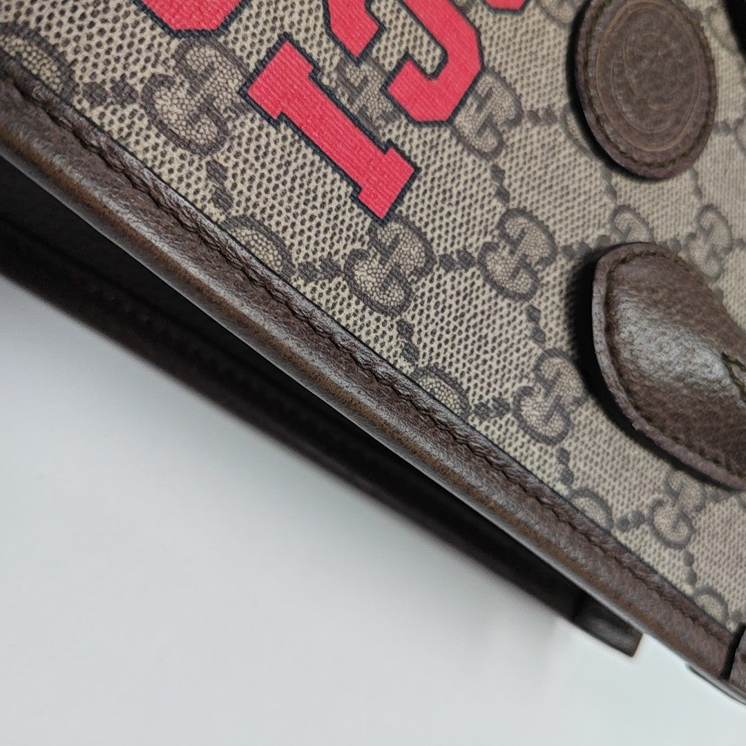 Retro Mini Monogram Coated Canvas Beige