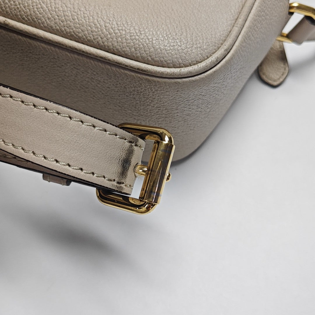 Buckle Calfskin Beige