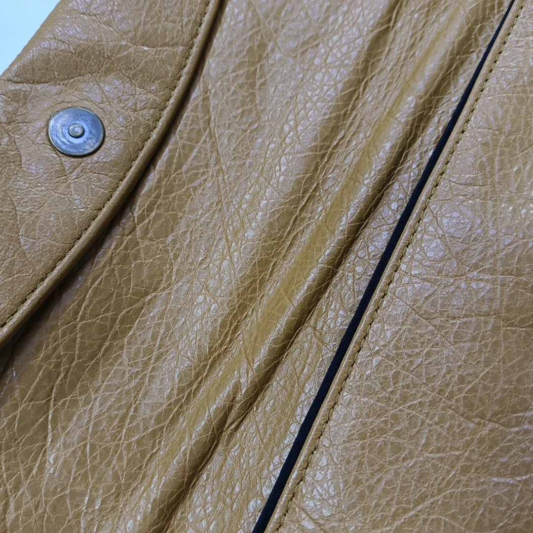 Classic City Small Lambskin Yellow