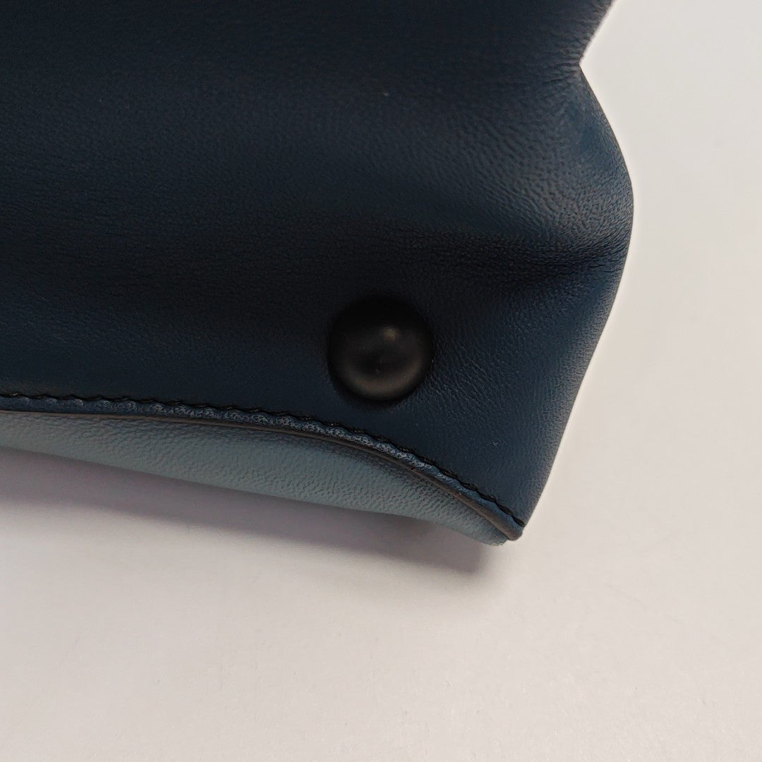 Piazza Calfskin Blue
