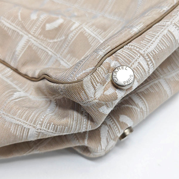 Authenticated pre-owned  TRAVEL LINE Canvas Beige - Top Handle Bag at Looply