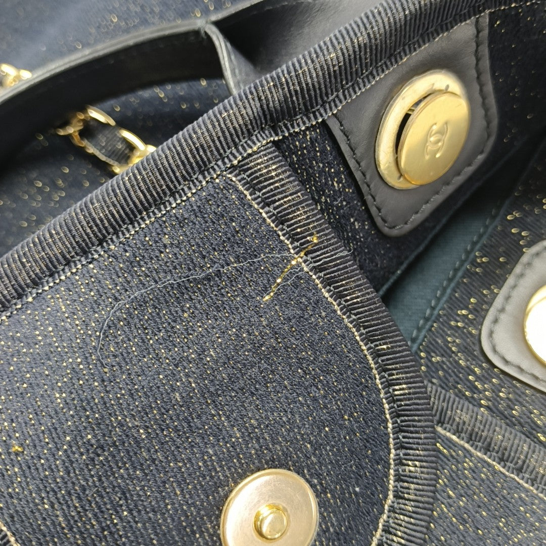 DEAUVILLE Large Special Material Blue