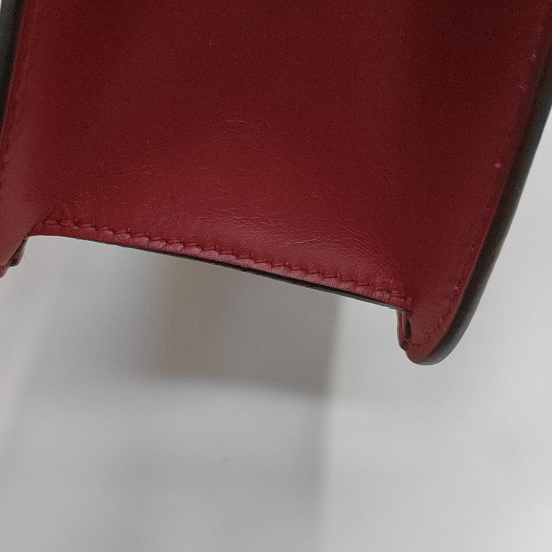 Sylvie Mini Calfskin Red