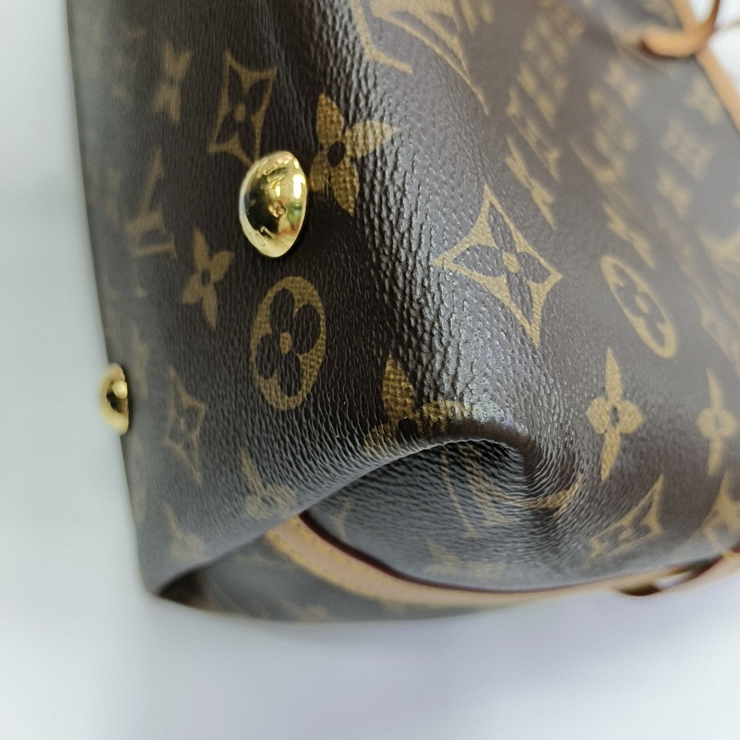 CARRYALL PM Monogram Coated Canvas Brown