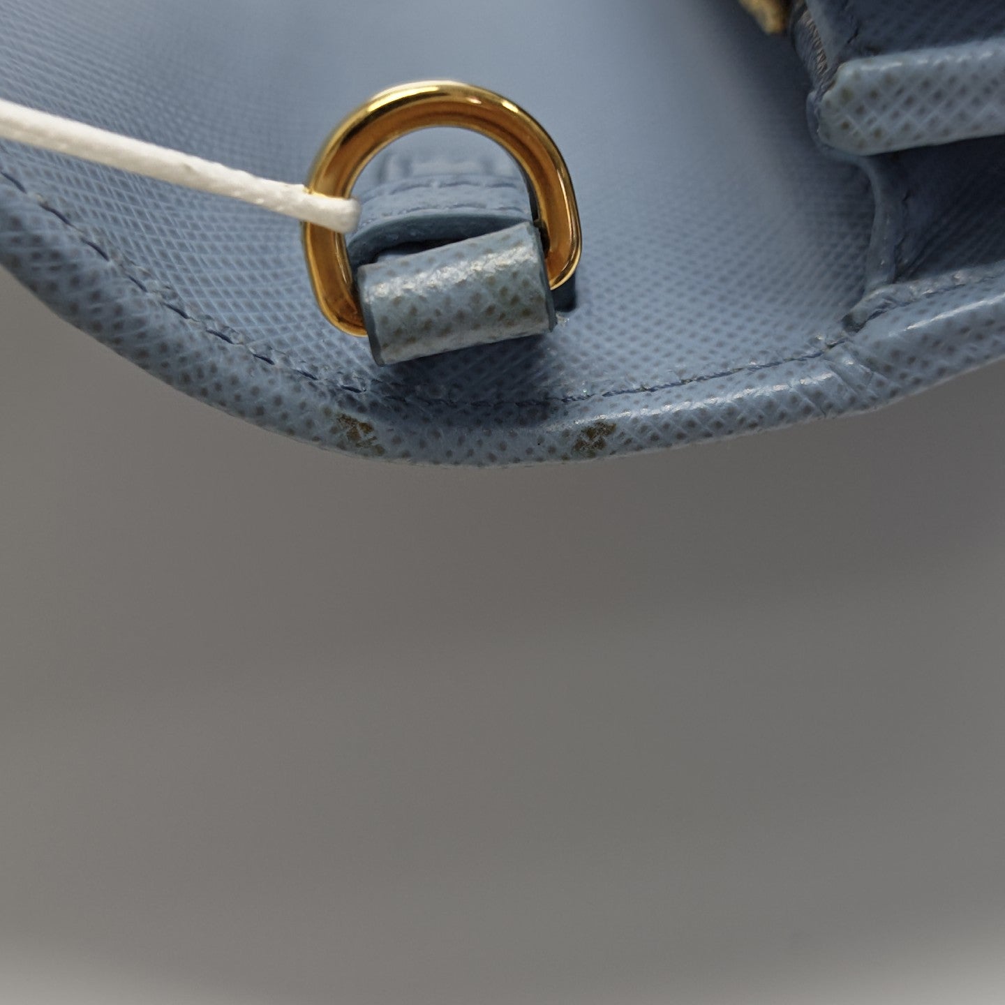 Calfskin Shoulder Bag Blue