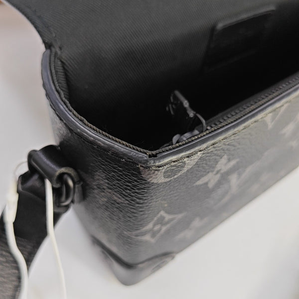 STEAMER Mini Monogram Coated Canvas Black