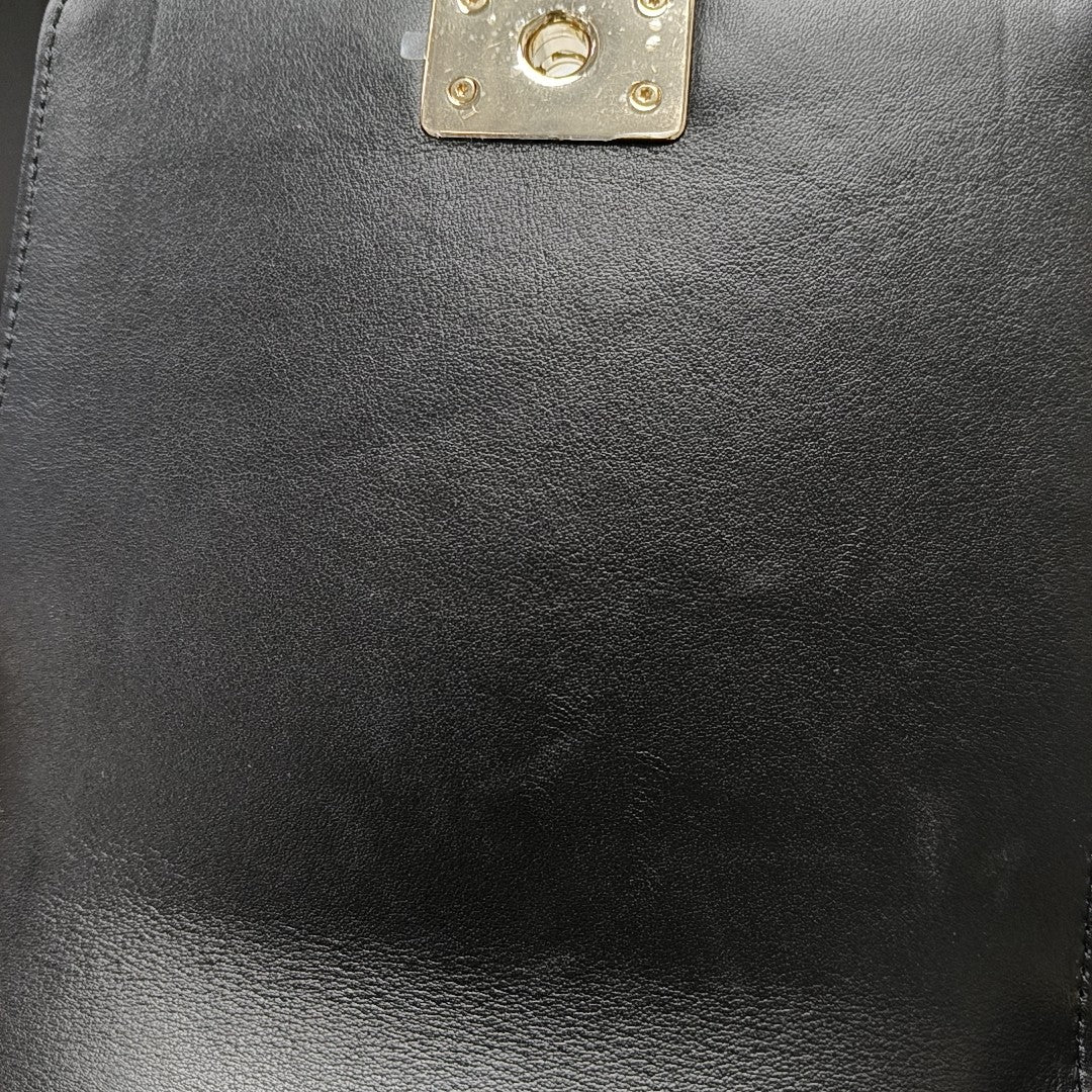 BOY CHANEL Mini Quilted Lambskin Black