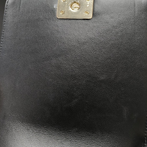 BOY CHANEL Mini Quilted Lambskin Black