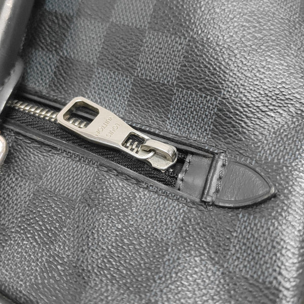 PORTE-DOCUMENTS Damier Coated Canvas Blue