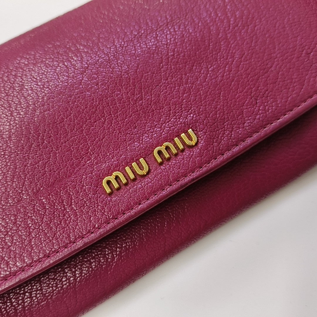 Calfskin Shoulder Bag Red