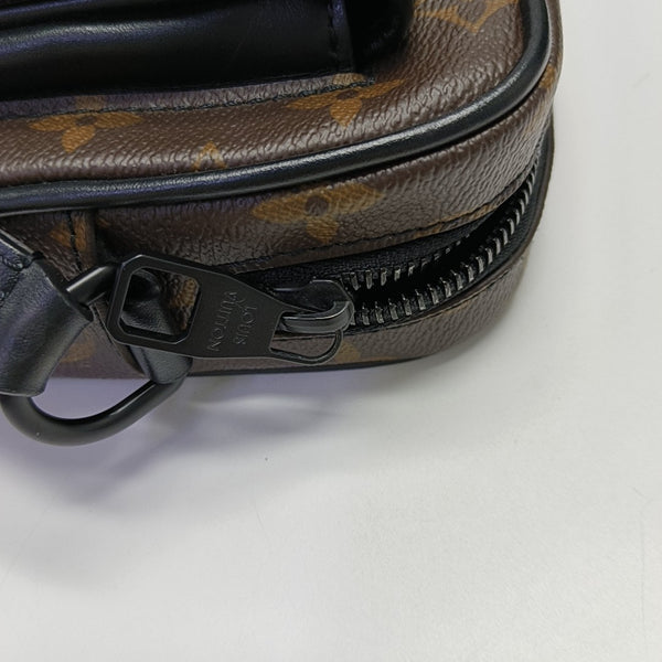 CHRISTOPHER Monogram Coated Canvas Brown