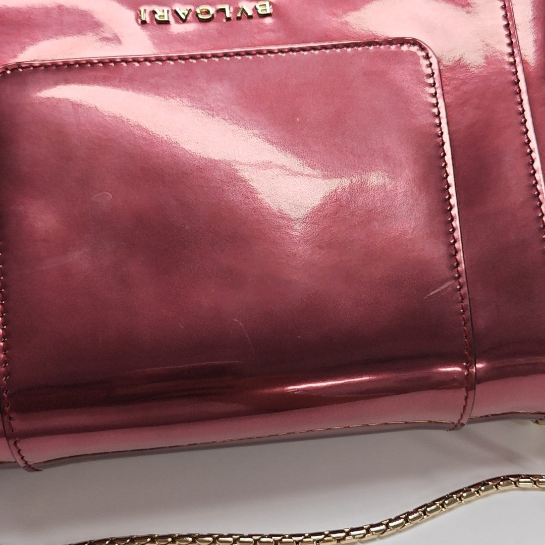 SERPENTI FOREVER Patent Leather Red