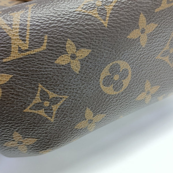 SPEEDY Nano Monogram Coated Canvas Brown