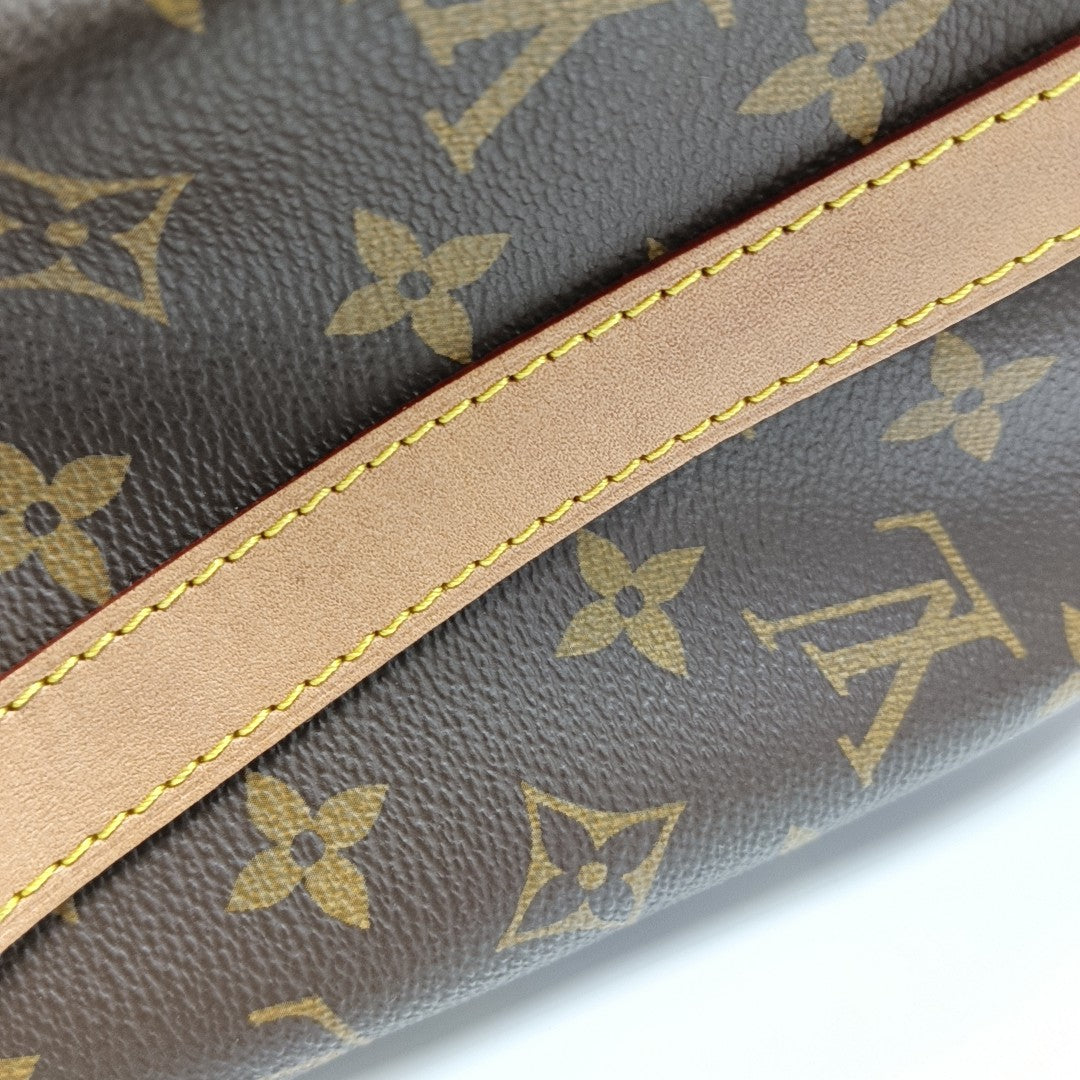 SPEEDY 25 Monogram Coated Canvas Brown