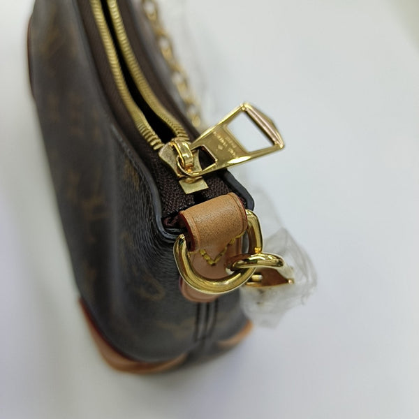 BOULOGNE Nano Monogram Coated Canvas Brown
