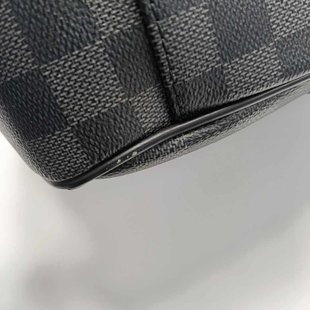 TADAO MM Damier Graphite Coated Canvas Gray