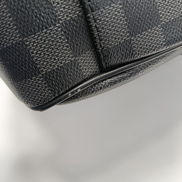 TADAO MM Damier Graphite Coated Canvas Gray
