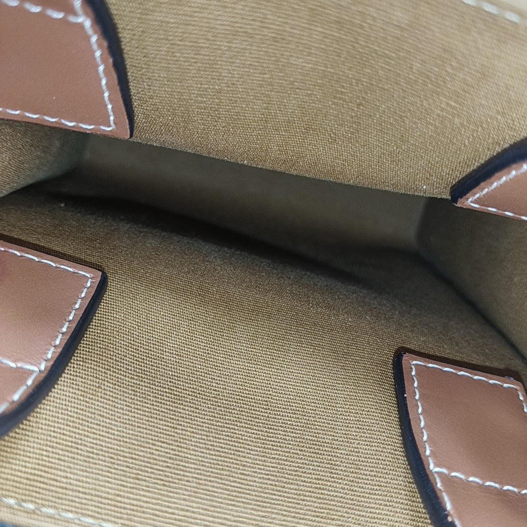 CABAS CELINE Mini Coated Canvas Brown