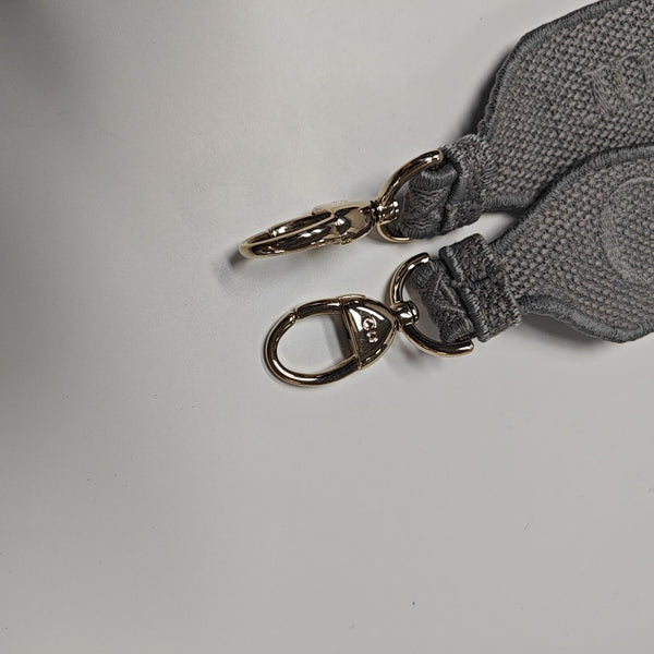Lady D-Lite Cannage Canvas Gray