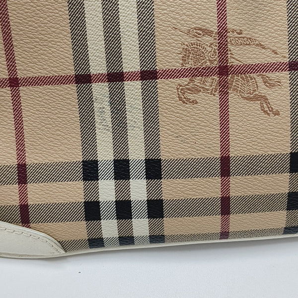 Coated Canvas Crossbody Bag Beige