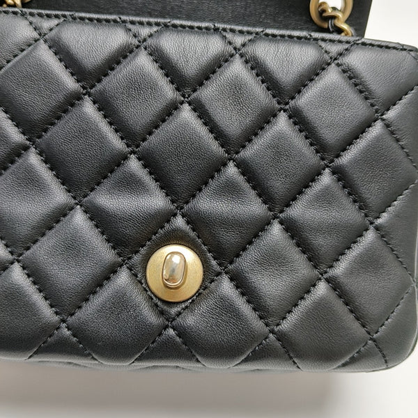 CLASSIC FLAP Mini Quilted Lambskin Black