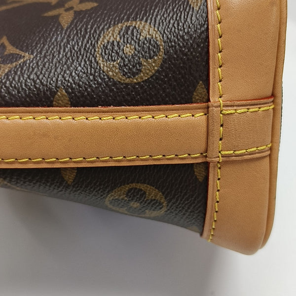 NOÉ Nano Monogram Coated Canvas Brown