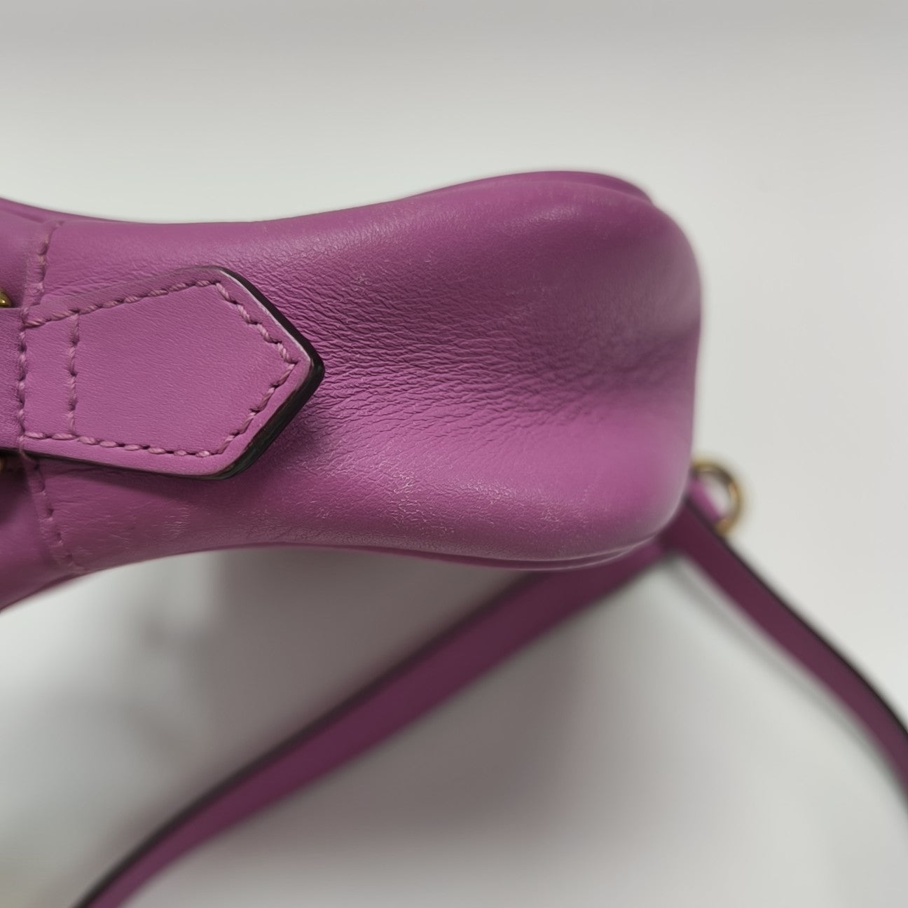 GG Marmont Mini Quilted Calfskin Purple