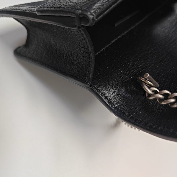 Dionysus Super Mini Monogram Denim Black