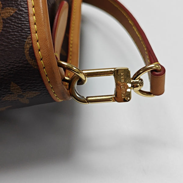 DIANE Monogram Coated Canvas Brown