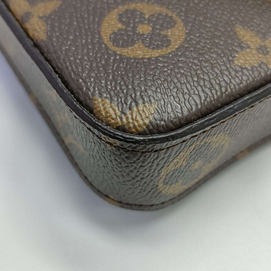 FÉLICIE Monogram Coated Canvas Brown