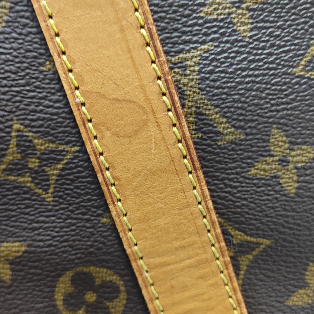 SAC SOUPLE 55 Monogram Coated Canvas Brown