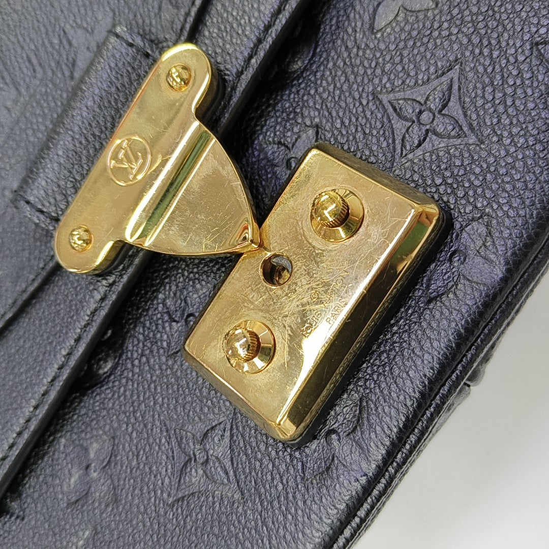 MARCEAU Monogram Calfskin Black