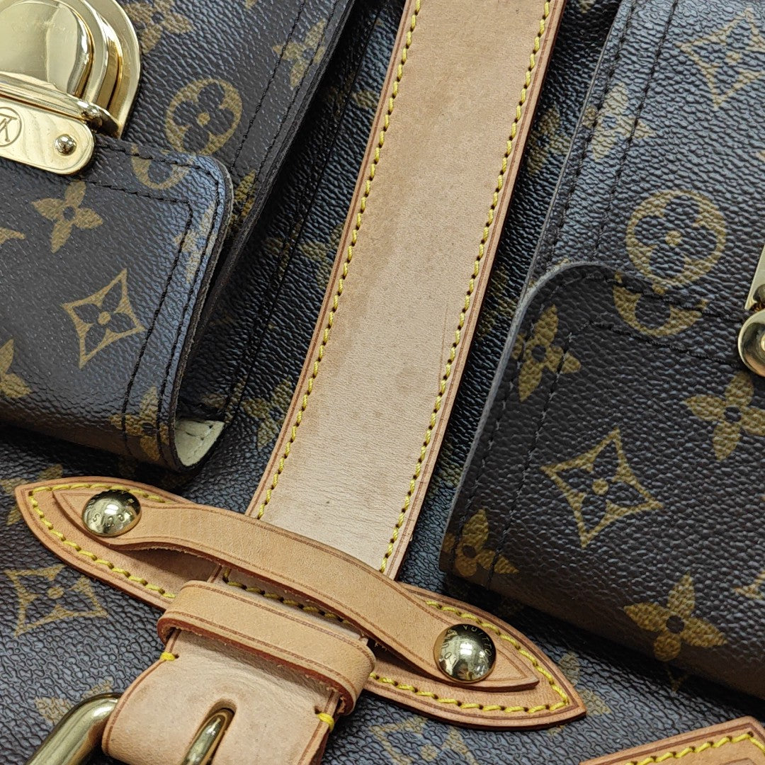 MANHATTAN GM Monogram Coated Canvas Brown