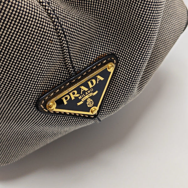 Fabric Shoulder Bag Gray