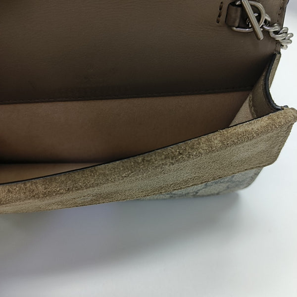 Authenticated pre-owned  Dionysus Super Mini Monogram Coated Canvas Beige - Shoulder Bag at Looply