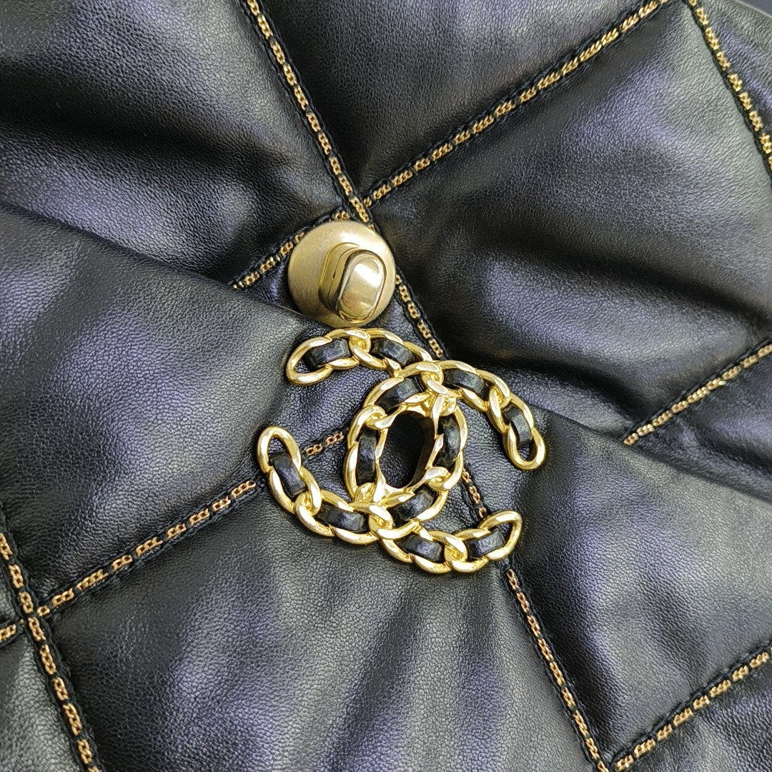 Quilted Lambskin Small Black